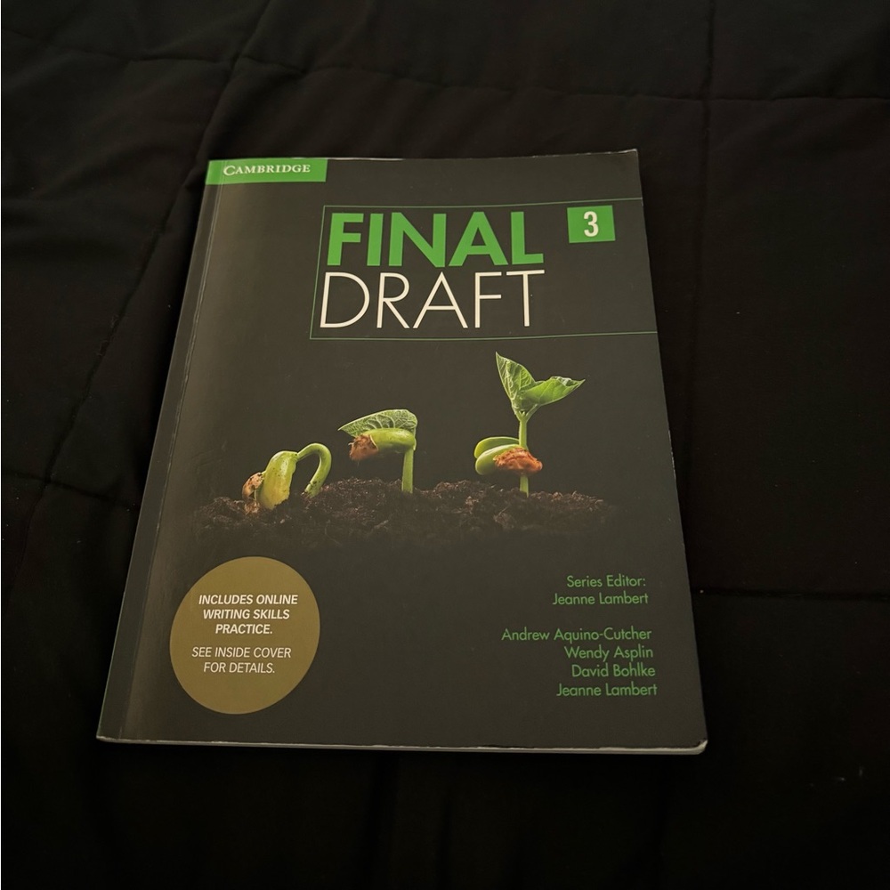 Final Draft 3 Textbook - Black and Green